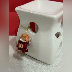 Angel ornament candle holder